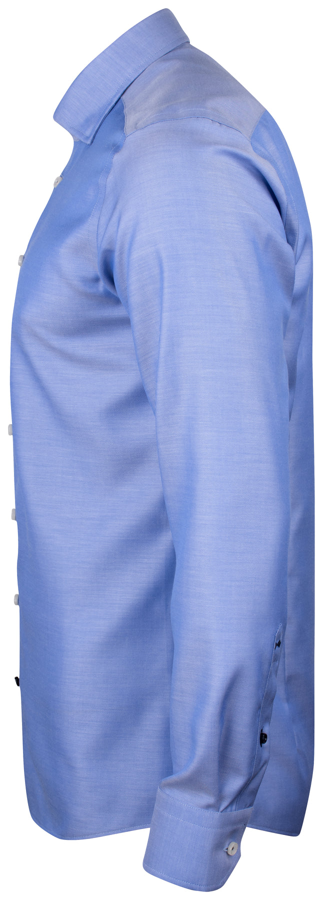 J.Harvest & Frost RB122 Twill Regular Mittelblau, Seitenansicht links