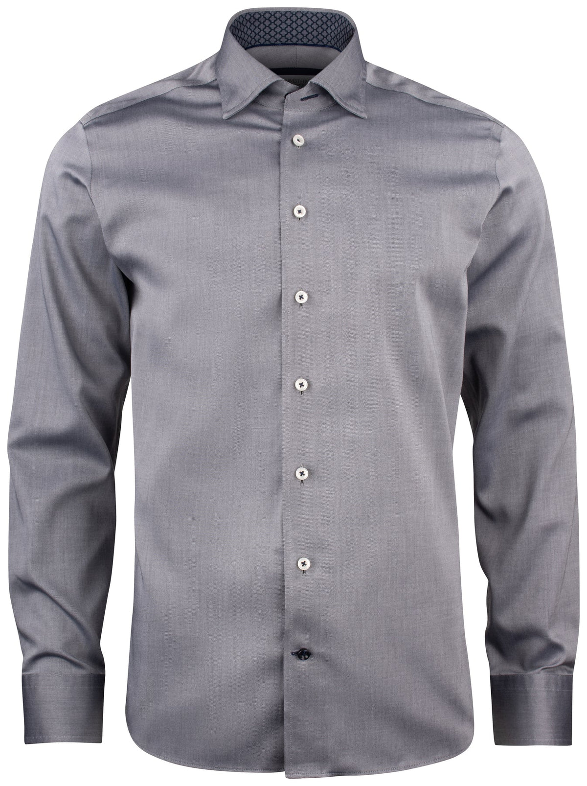J.Harvest & Frost RB122 Twill Regular Grau, Vorderansicht