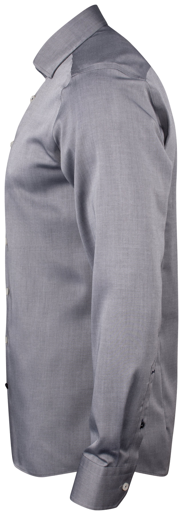 J.Harvest & Frost RB122 Twill Regular Grau, Seitenansicht links