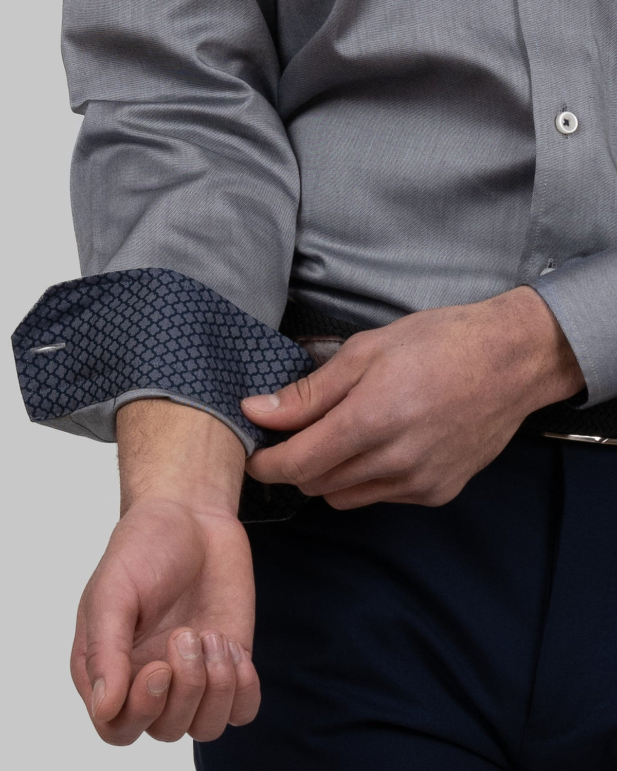 J.Harvest & Frost RB122 Twill Slim Grau, Produktansicht