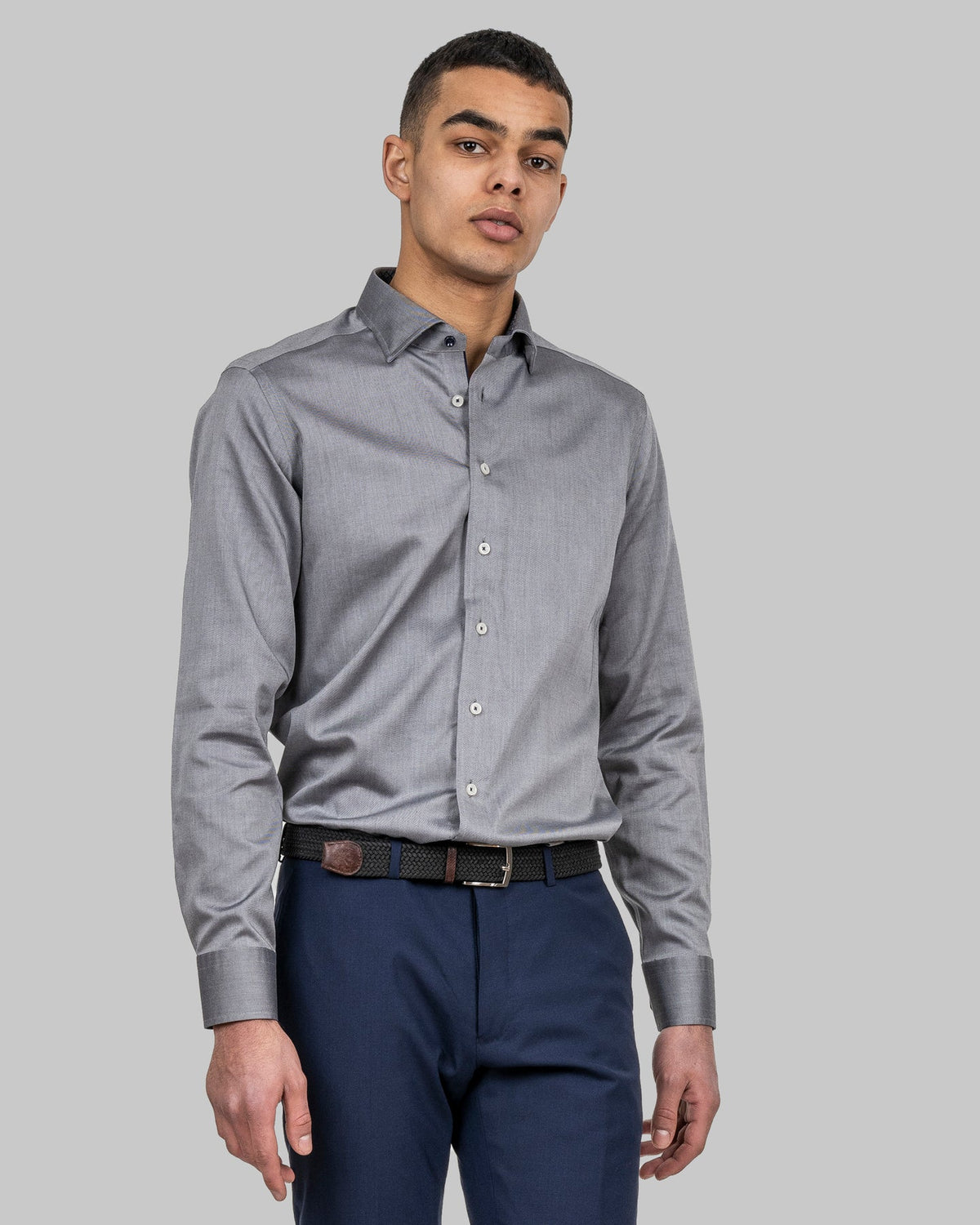 J.Harvest & Frost RB122 Twill Slim Grau, Produktansicht