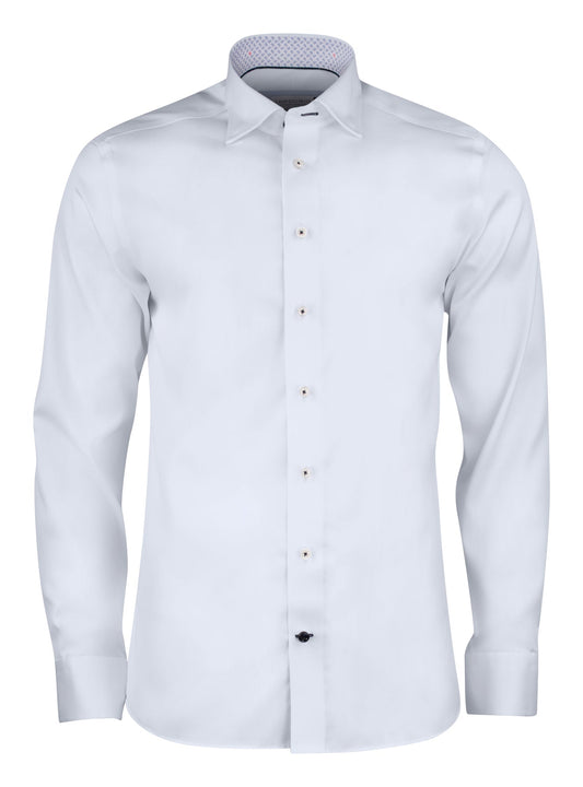 J.Harvest & Frost RB122 Twill Slim Weiss, Vorderansicht