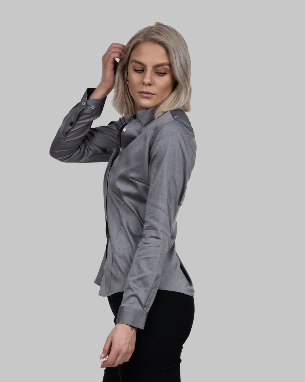 J.Harvest & Frost RB122 Twill Woman Grau, Produktansicht