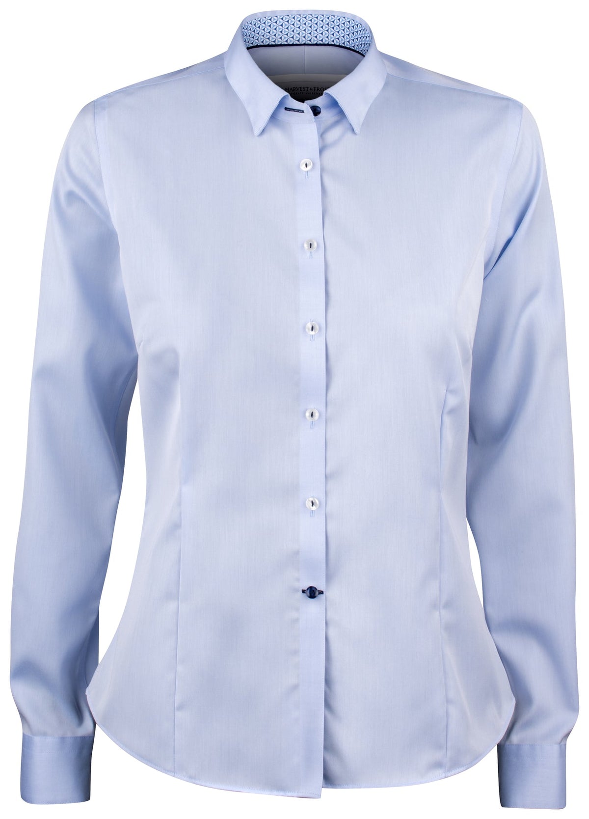 J.Harvest & Frost RB122 Twill Woman Himmelblau, Vorderansicht