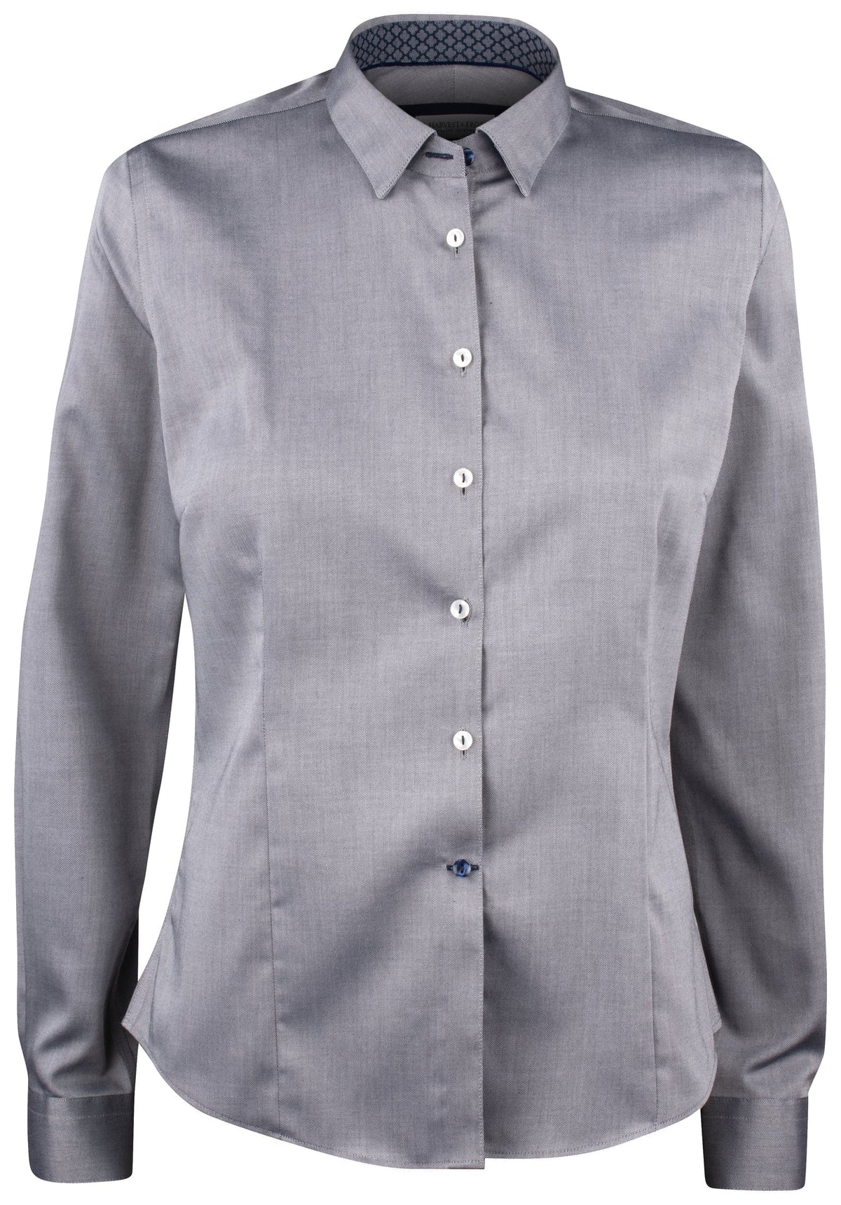 J.Harvest & Frost RB122 Twill Woman Grau, Vorderansicht
