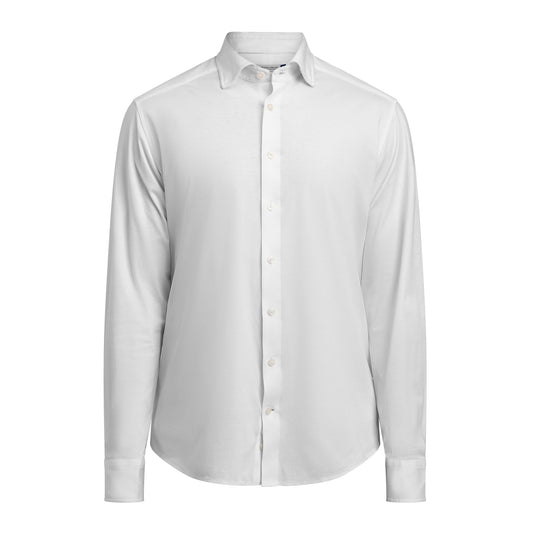 J.Harvest & Frost IB132 Interlock Knit Regular Weiss, Vorderansicht