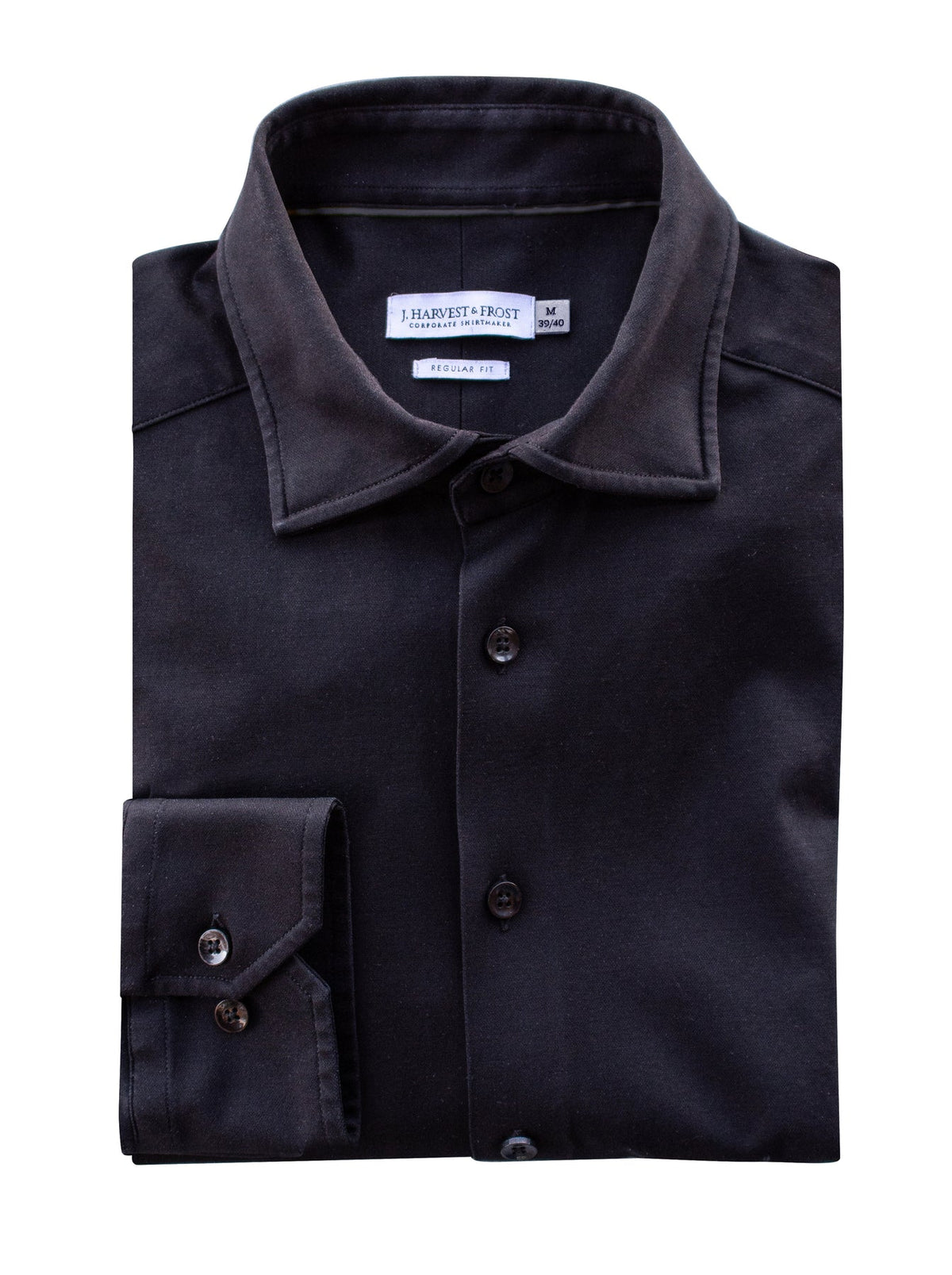 J.Harvest & Frost IB132 Interlock Knit Regular Schwarz, Produktansicht