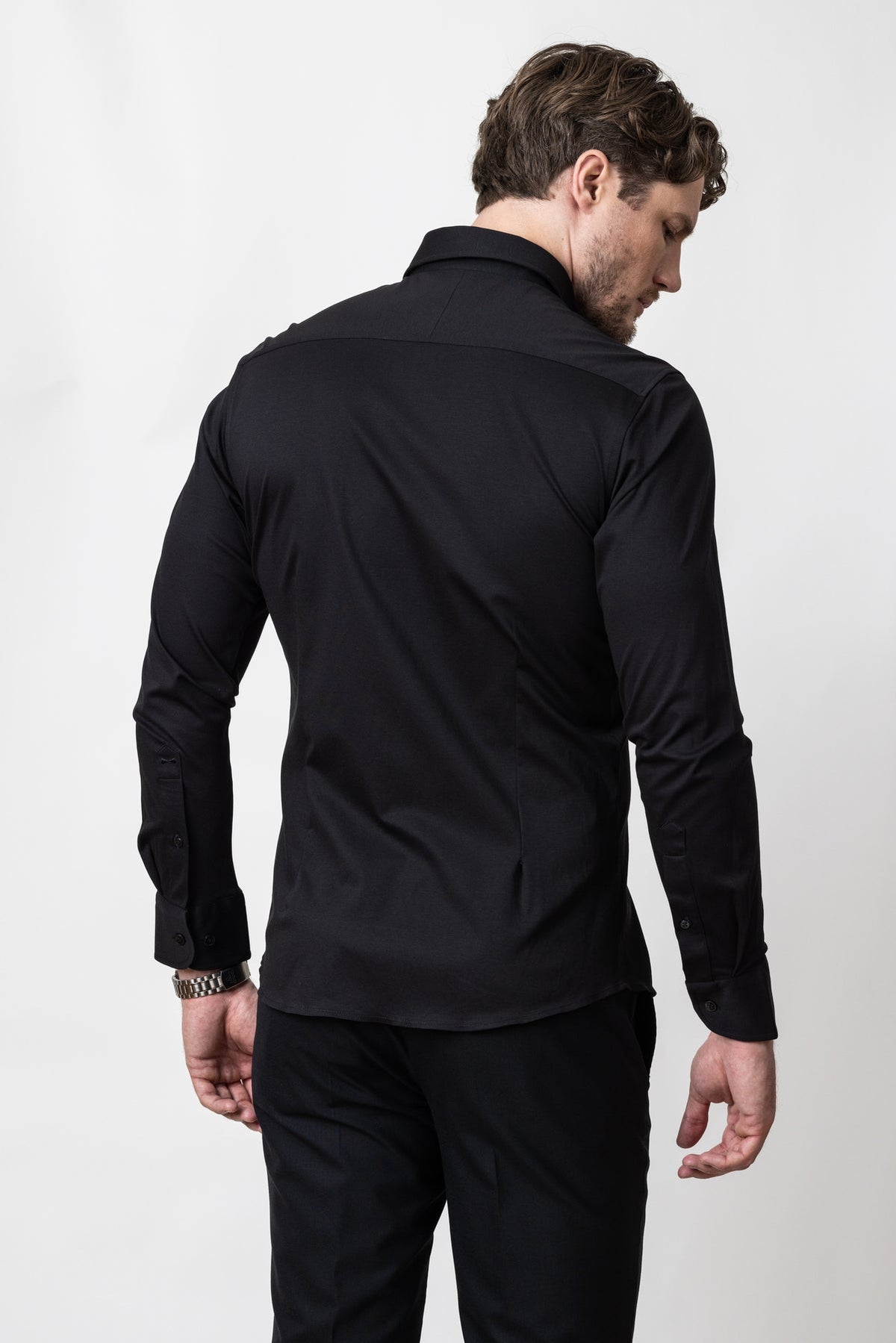 J.Harvest & Frost IB132 Interlock Knit Regular Schwarz, Produktansicht
