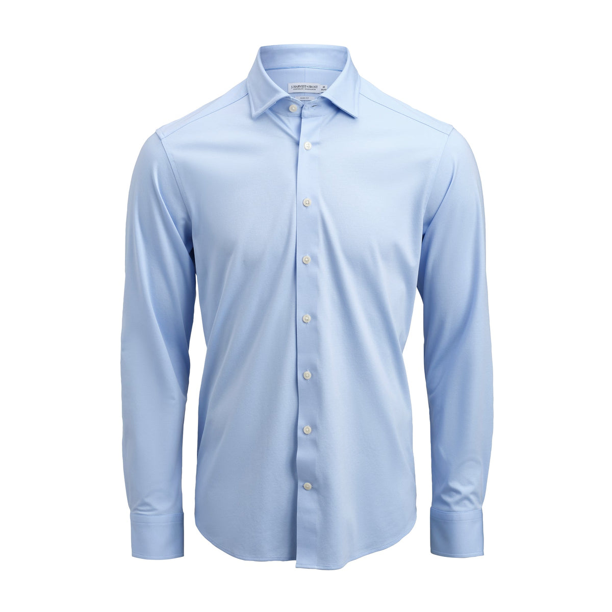 J.Harvest & Frost IB132 Interlock Knit Slim Himmelblau, Vorderansicht
