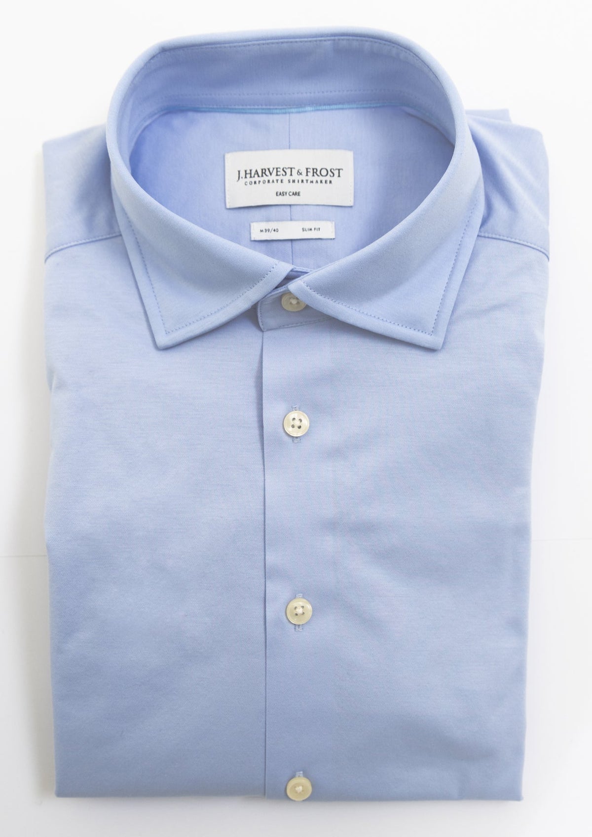 J.Harvest & Frost IB132 Interlock Knit Slim Himmelblau, Produktansicht