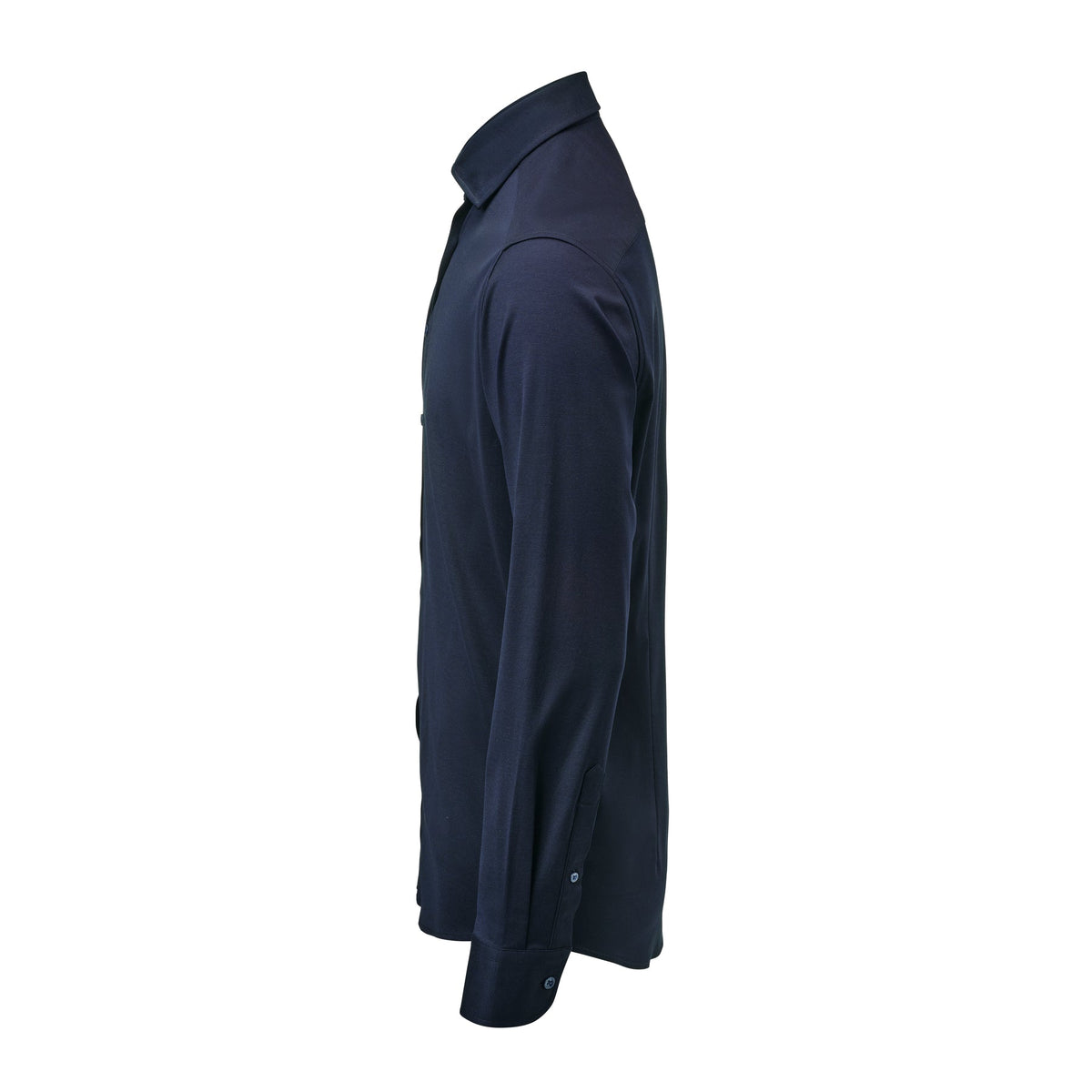 J.Harvest & Frost IB132 Interlock Knit Slim Marineblau, Seitenansicht links