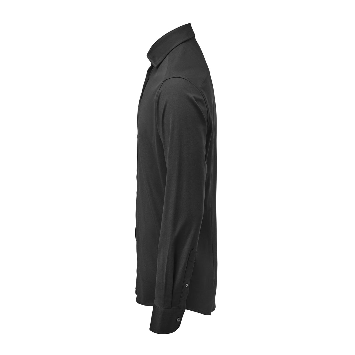 J.Harvest & Frost IB132 Interlock Knit Slim Schwarz, Seitenansicht links