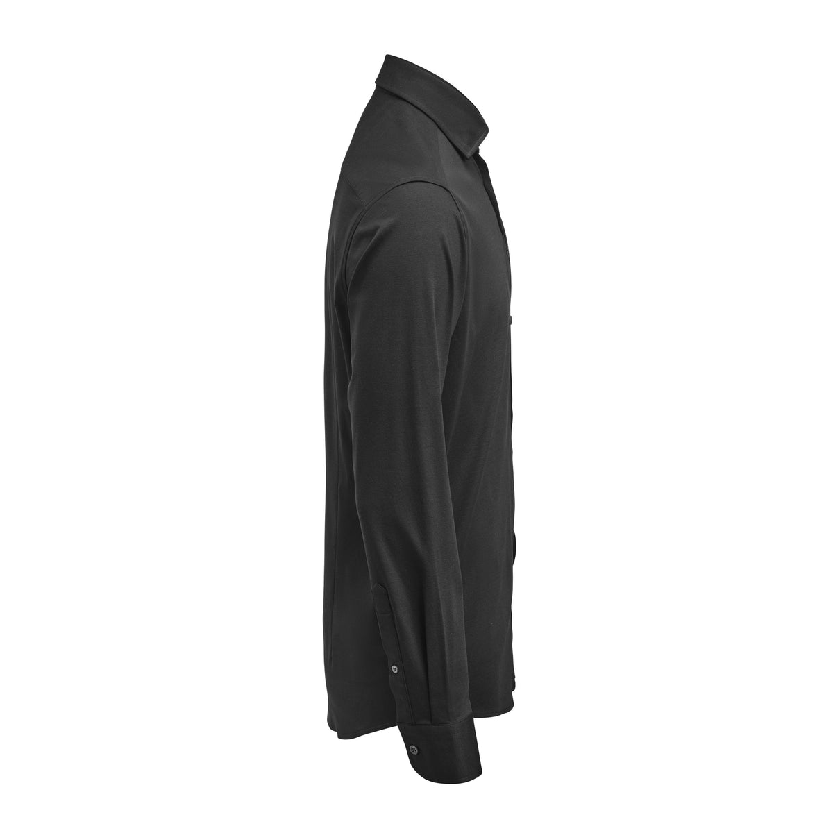 J.Harvest & Frost IB132 Interlock Knit Slim Schwarz, Seitenansicht rechts