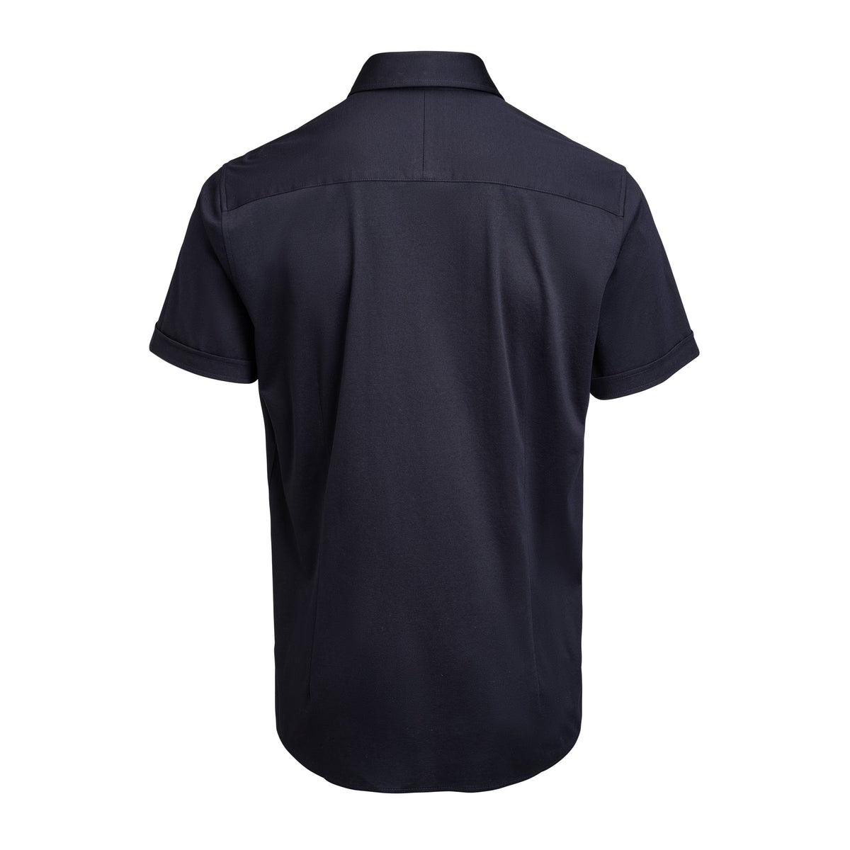 J.Harvest & Frost IB132 Interlock Knit S/S Regular Marineblau, Rückansicht