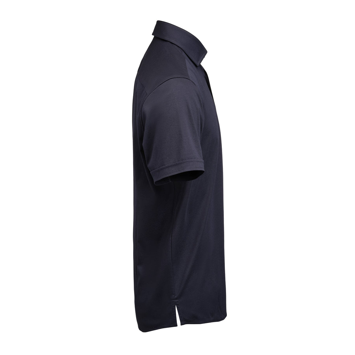 J.Harvest & Frost IB132 Interlock Knit S/S Regular Marineblau, Seitenansicht rechts