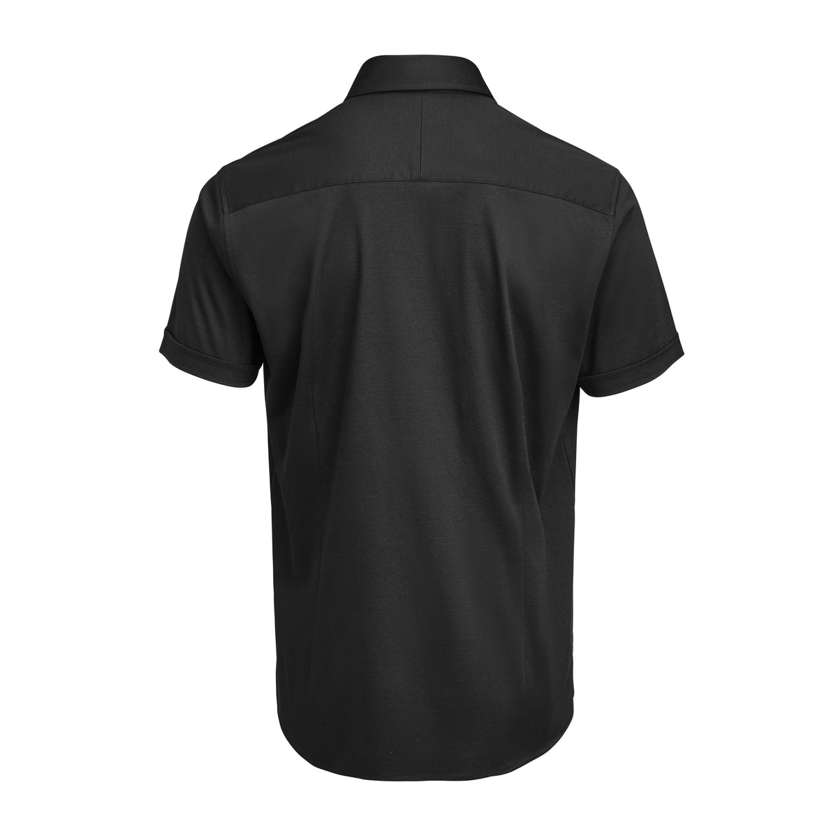 J.Harvest & Frost IB132 Interlock Knit S/S Regular Schwarz, Rückansicht