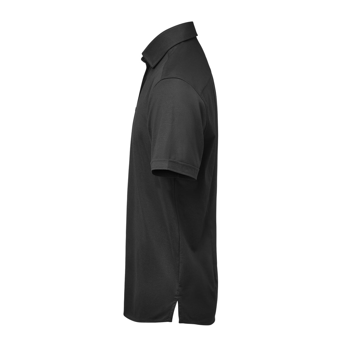 J.Harvest & Frost IB132 Interlock Knit S/S Regular Schwarz, Seitenansicht links