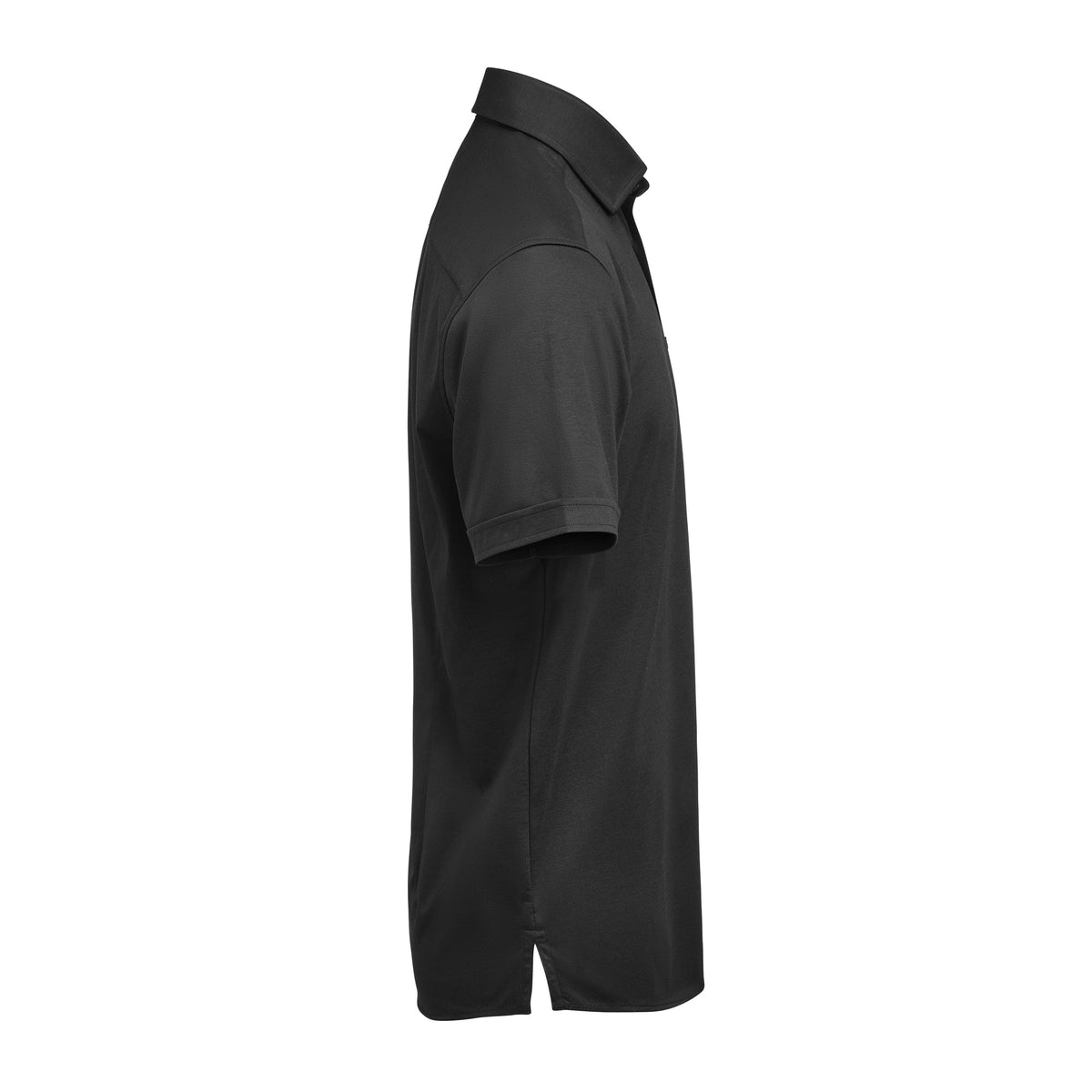 J.Harvest & Frost IB132 Interlock Knit S/S Regular Schwarz, Seitenansicht rechts