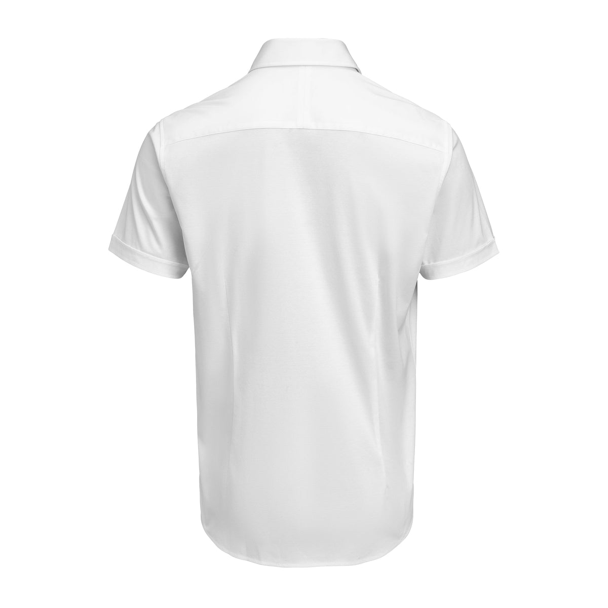 J.Harvest & Frost IB132 Interlock Knit S/S Slim Weiss, Rückansicht