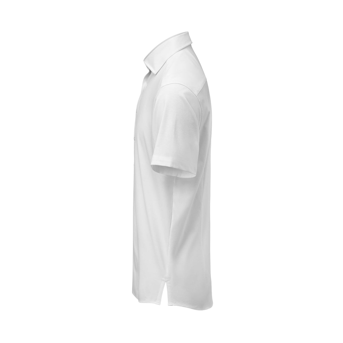 J.Harvest & Frost IB132 Interlock Knit S/S Slim Weiss, Seitenansicht links