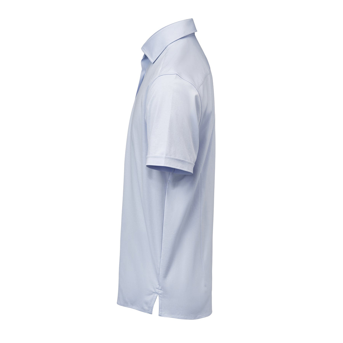 J.Harvest & Frost IB132 Interlock Knit S/S Slim Himmelblau, Seitenansicht links