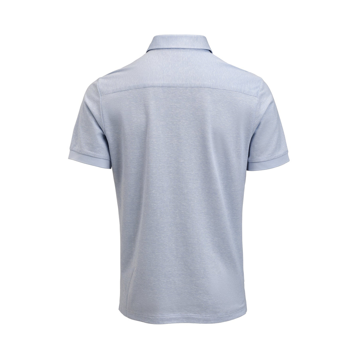 J.Harvest & Frost Indigo Bow 133 S/S Polo Tailored Fit Himmelblau, Rückansicht