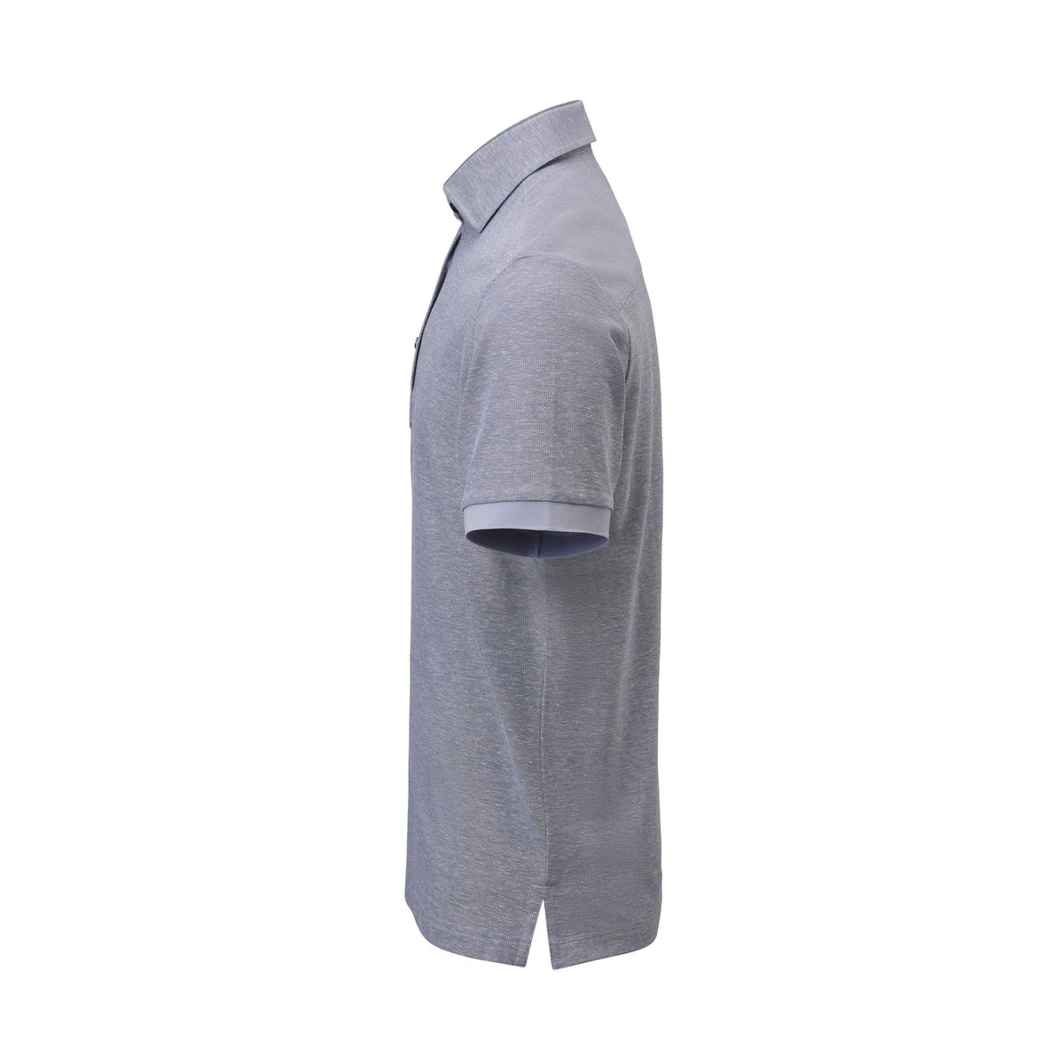 J.Harvest & Frost Indigo Bow 133 S/S Polo Tailored Fit Marineblau, Seitenansicht links