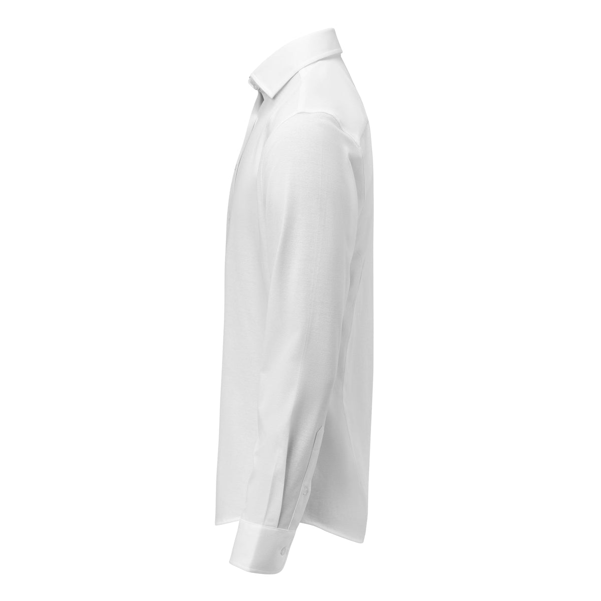 J.Harvest & Frost IB135 Pique Knit Slim Weiss, Seitenansicht links