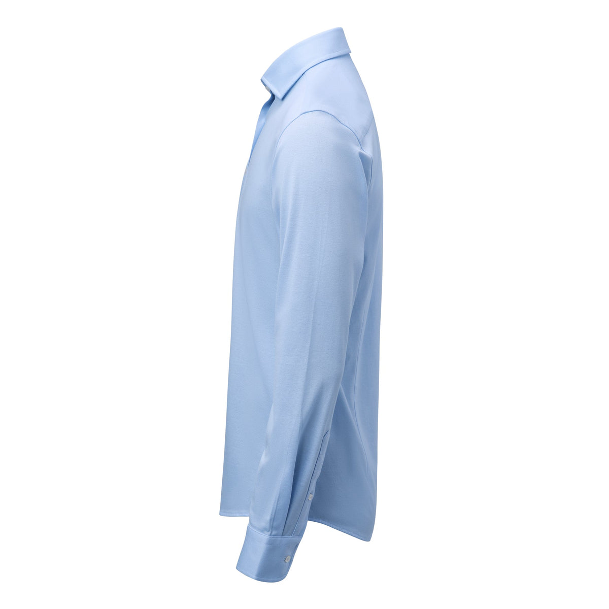J.Harvest & Frost IB135 Pique Knit Slim Himmelblau, Seitenansicht links