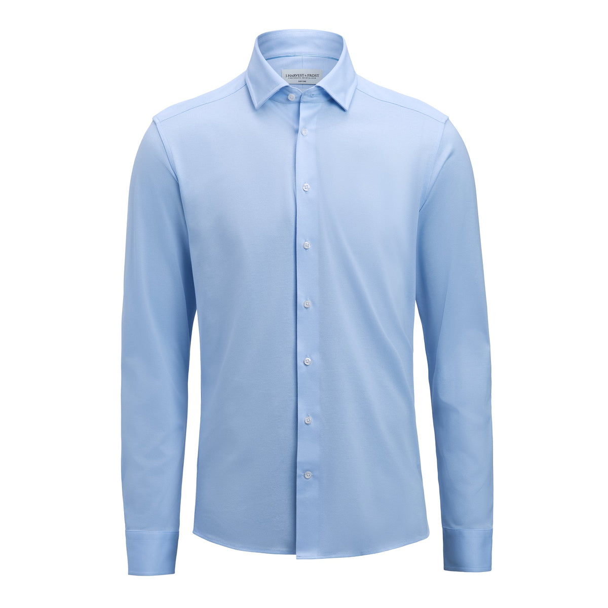 J.Harvest & Frost IB135 Pique Knit Slim Himmelblau, Vorderansicht