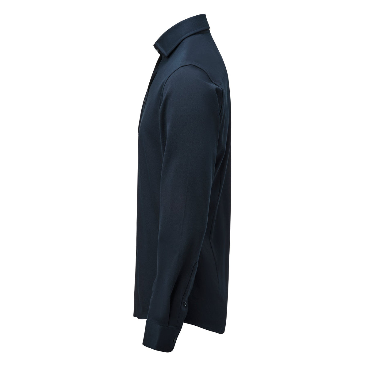 J.Harvest & Frost IB135 Pique Knit Slim Marineblau, Seitenansicht links