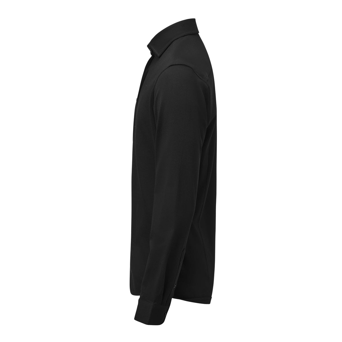 J.Harvest & Frost IB135 Pique Knit Slim Schwarz, Seitenansicht links