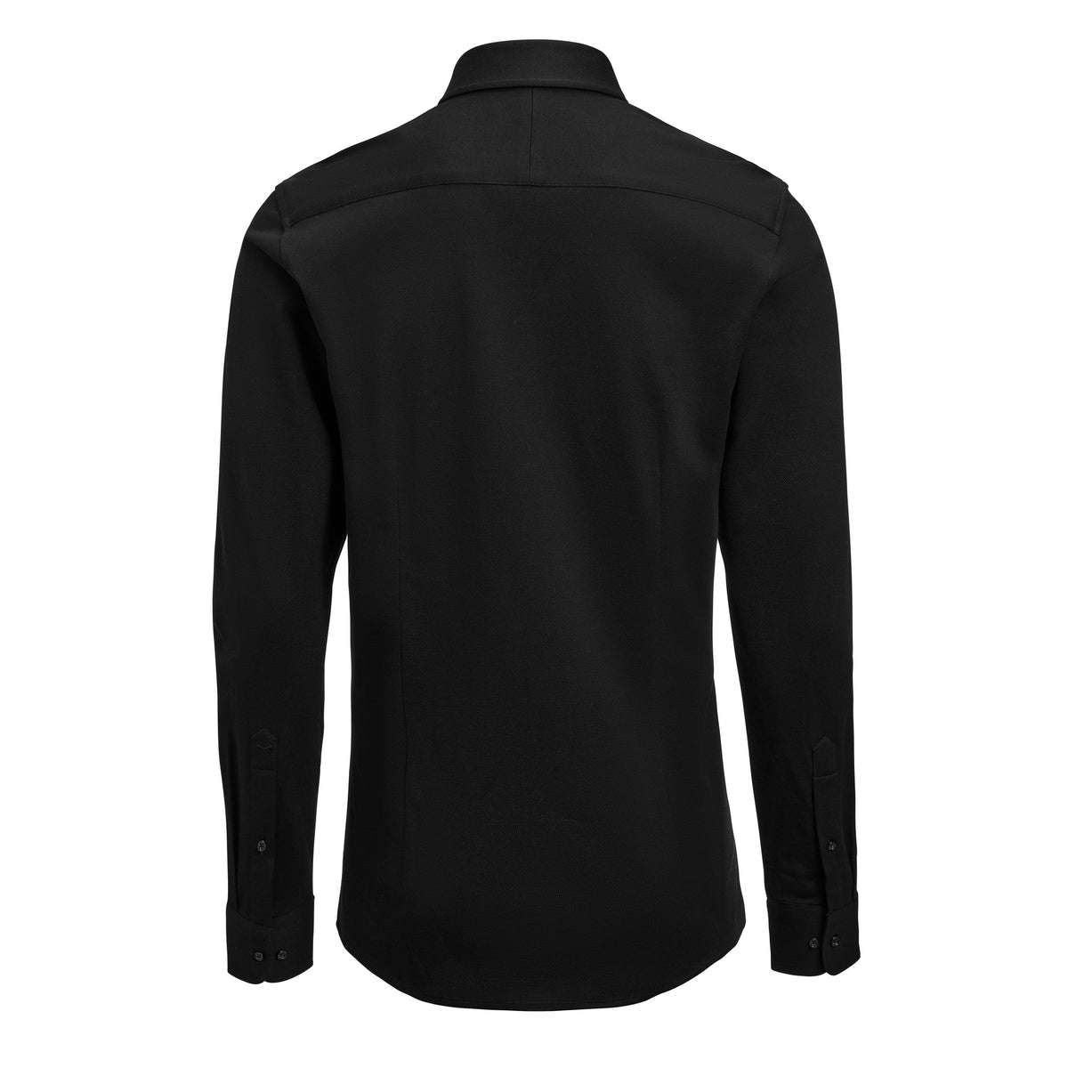 J.Harvest & Frost IB135 Pique Knit Slim Schwarz, Rückansicht