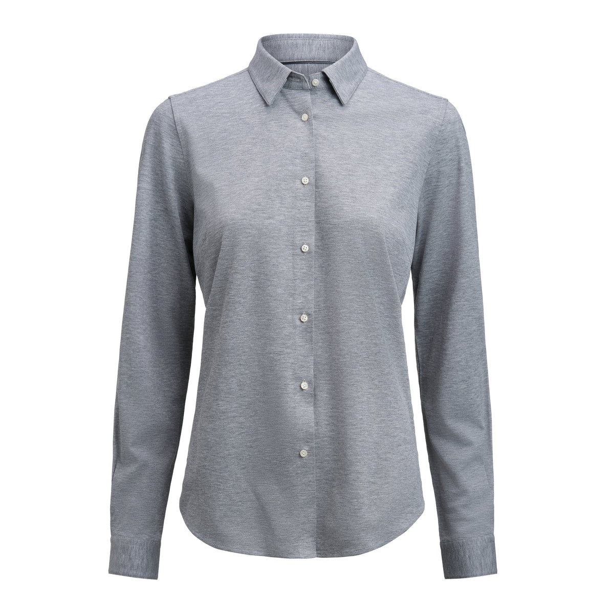 J.Harvest & Frost IB135 Pique Knit Woman Contemporary Grau meliert, Vorderansicht