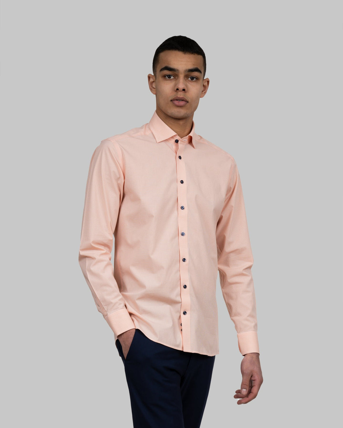 J.Harvest & Frost Purple Bow 141 Slim Fit Orange kariert, Produktansicht