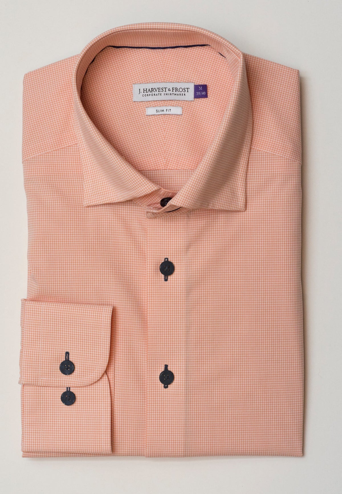 J.Harvest & Frost Purple Bow 141 Slim Fit Orange kariert, Produktansicht