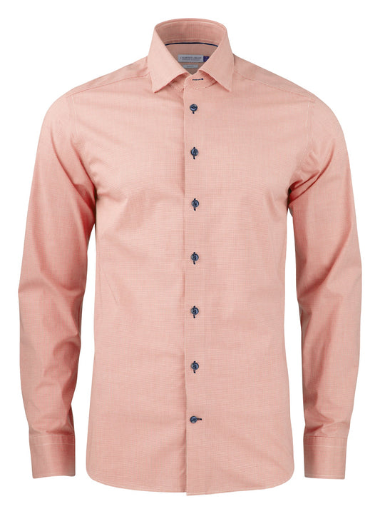 J.Harvest & Frost Purple Bow 141 Slim Fit Orange kariert, Vorderansicht