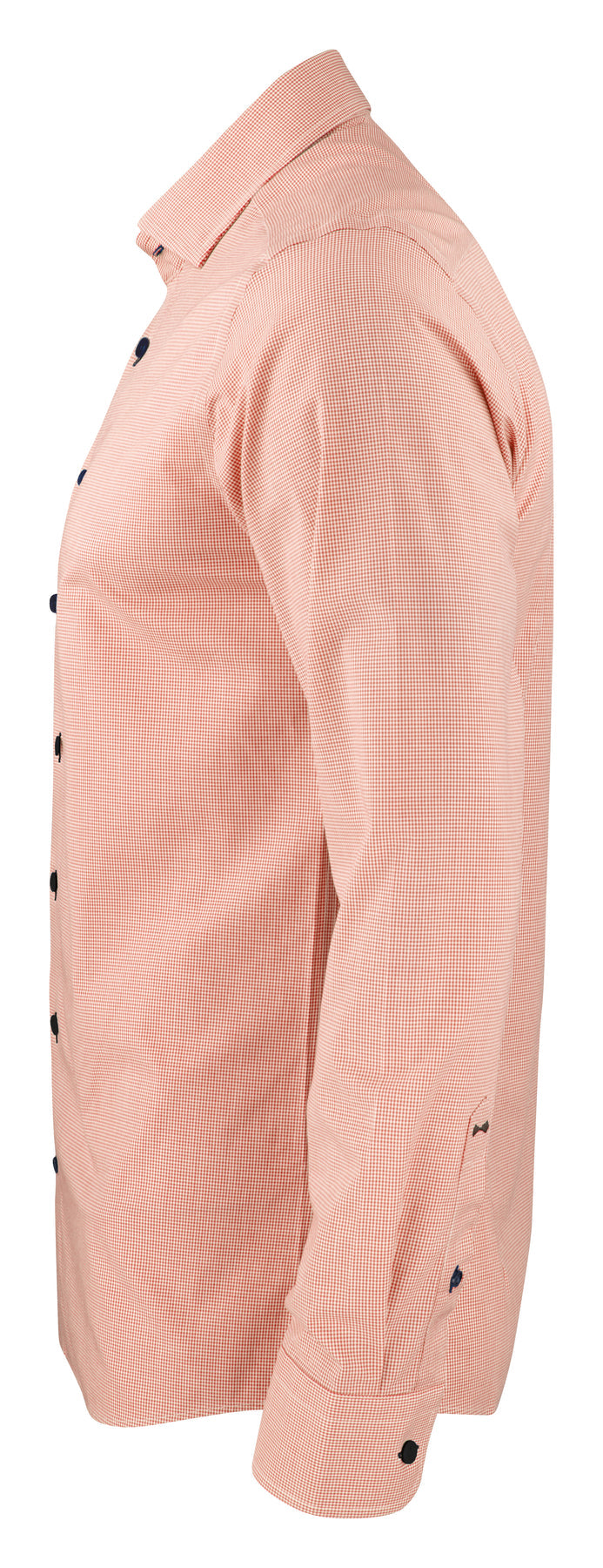 J.Harvest & Frost Purple Bow 141 Slim Fit Orange kariert, Seitenansicht links