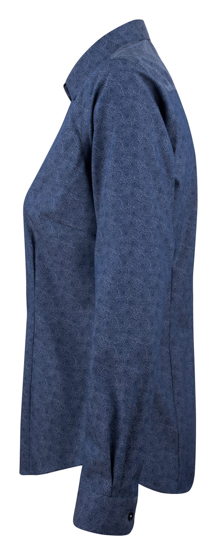 J.Harvest & Frost PB143 Twill Woman Indigo Paisley, Seitenansicht links