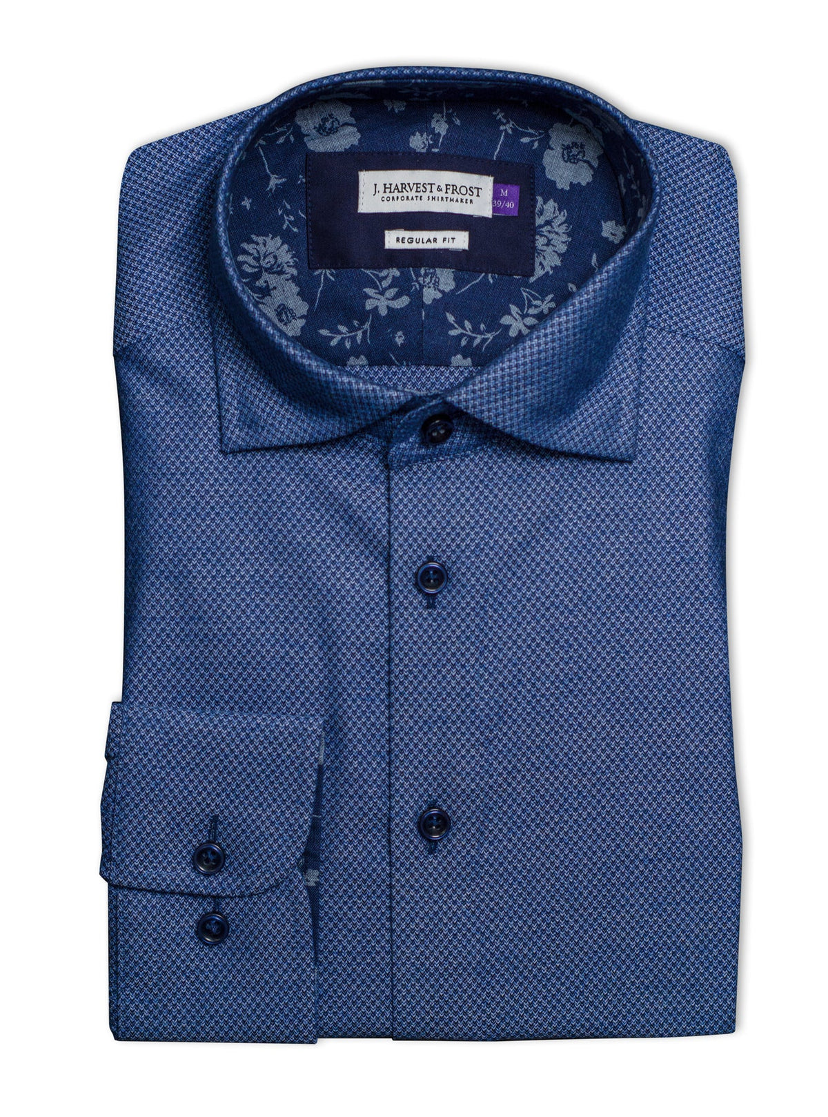 J.Harvest & Frost PB144 Brushed Jacquard Regular Blau, Produktansicht