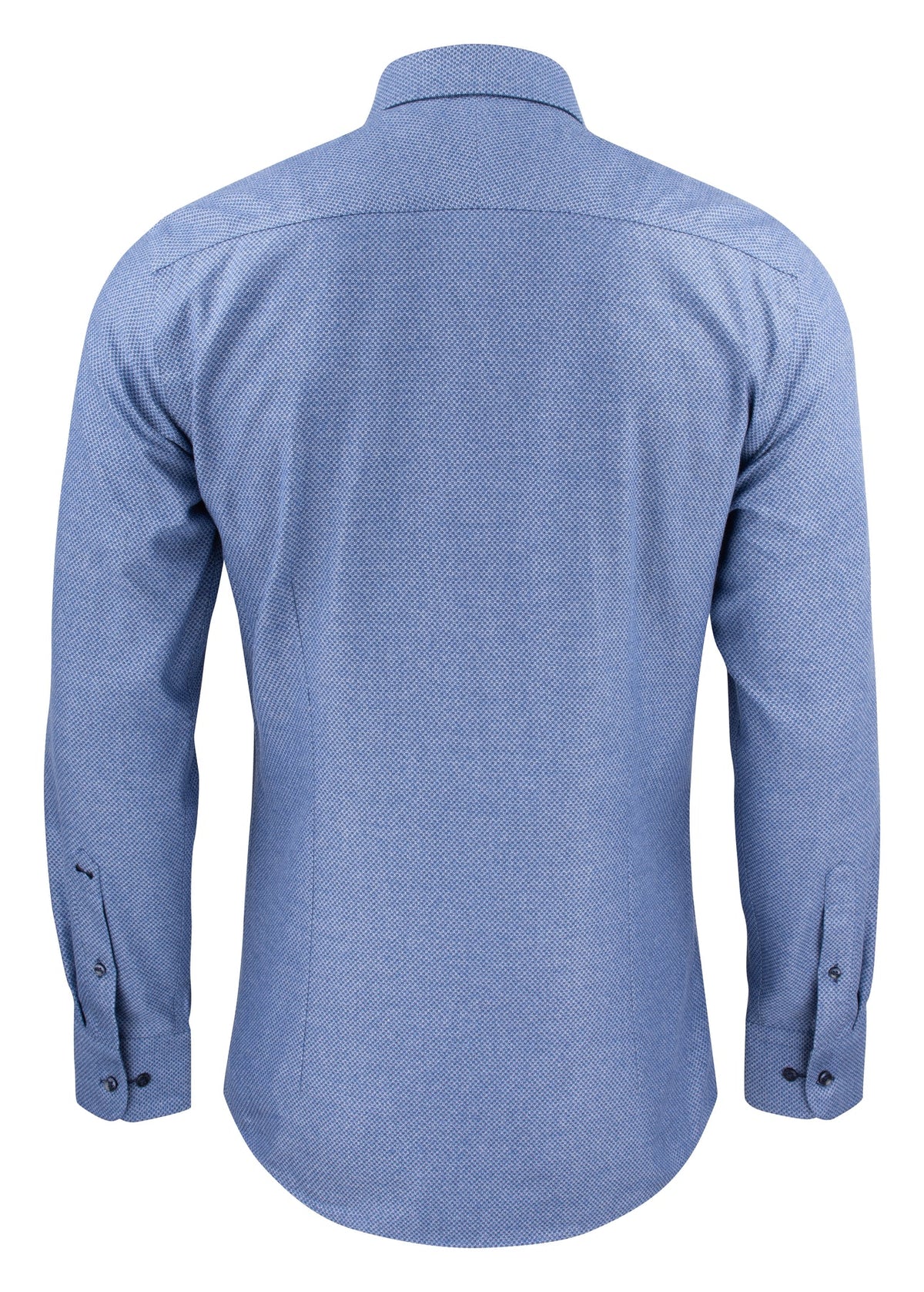 J.Harvest & Frost PB144 Brushed Jacquard Slim Blau, Rückansicht