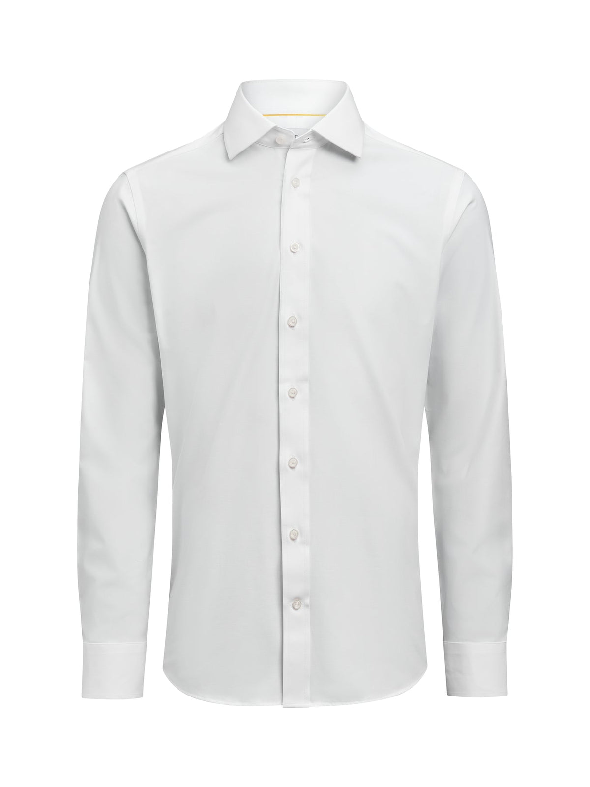 J.Harvest & Frost YB150 Twill Stretch Shirt Regular Fit Men Weiss, Vorderansicht