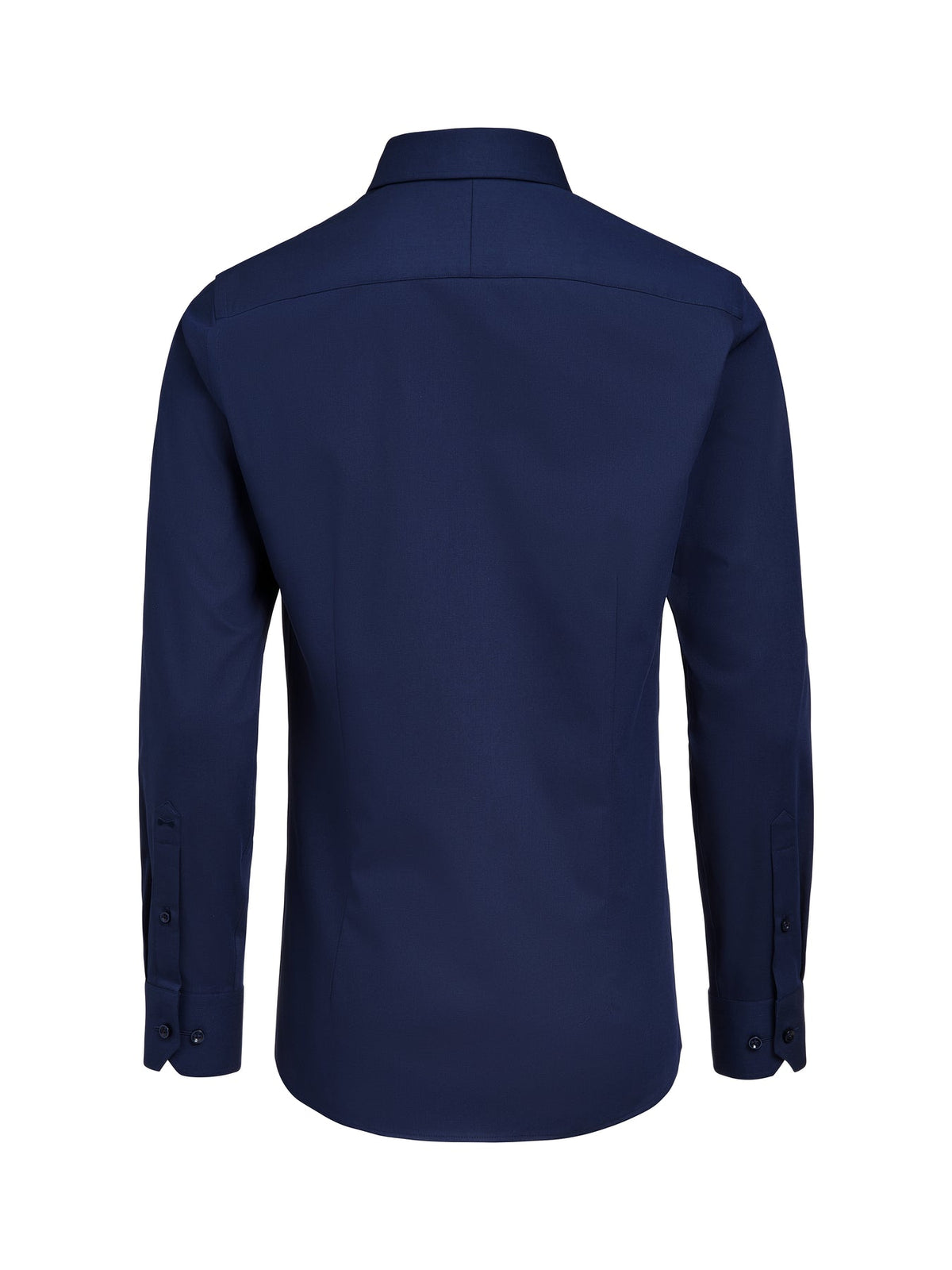 J.Harvest & Frost YB150 Twill Stretch Shirt Regular Fit Men Marineblau, Rückansicht