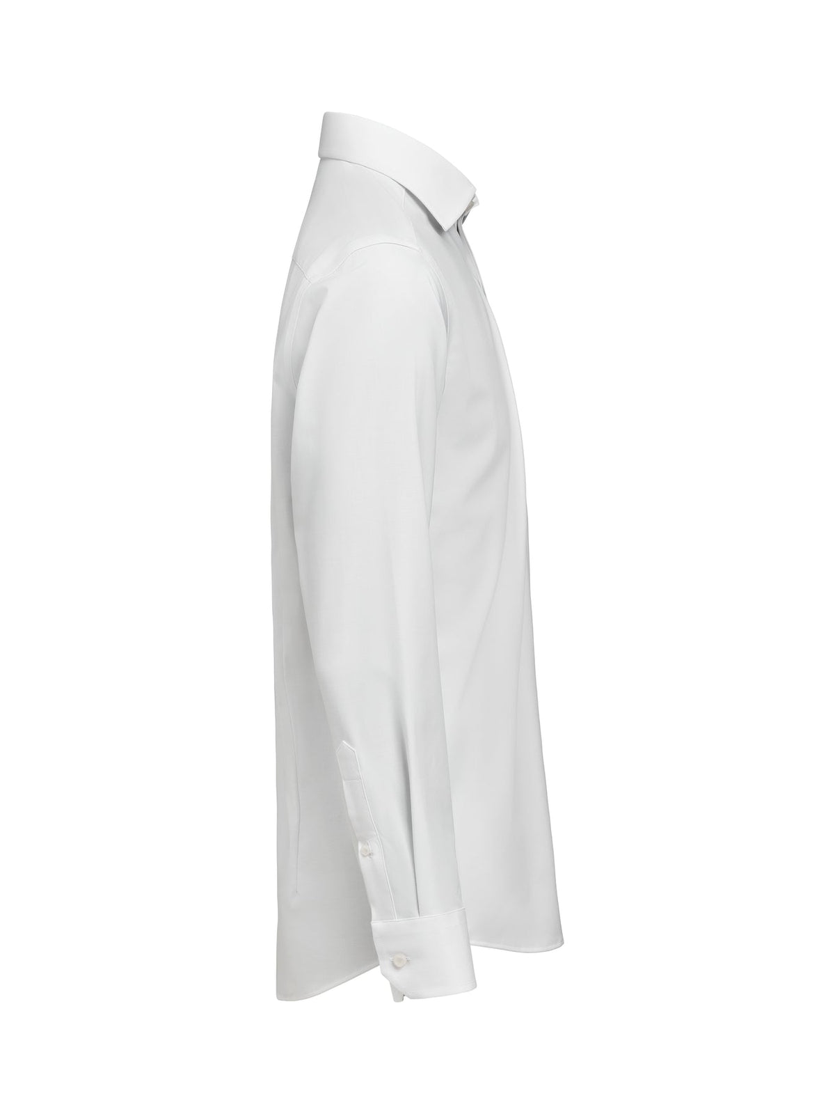 J.Harvest & Frost YB150 Twill Stretch Shirt Slim Fit Men Weiss, Seitenansicht rechts