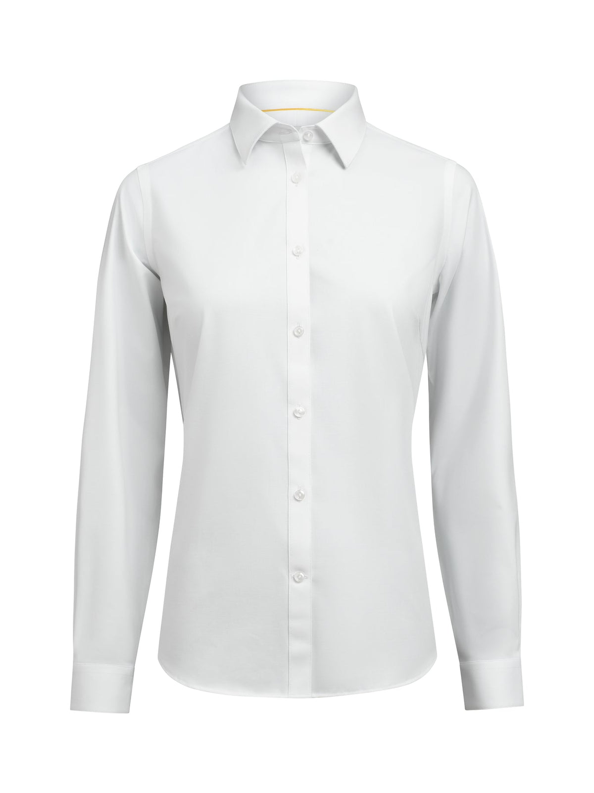 J.Harvest & Frost YB150 Twill Stretch Shirt Woman Contemporary Weiss, Vorderansicht