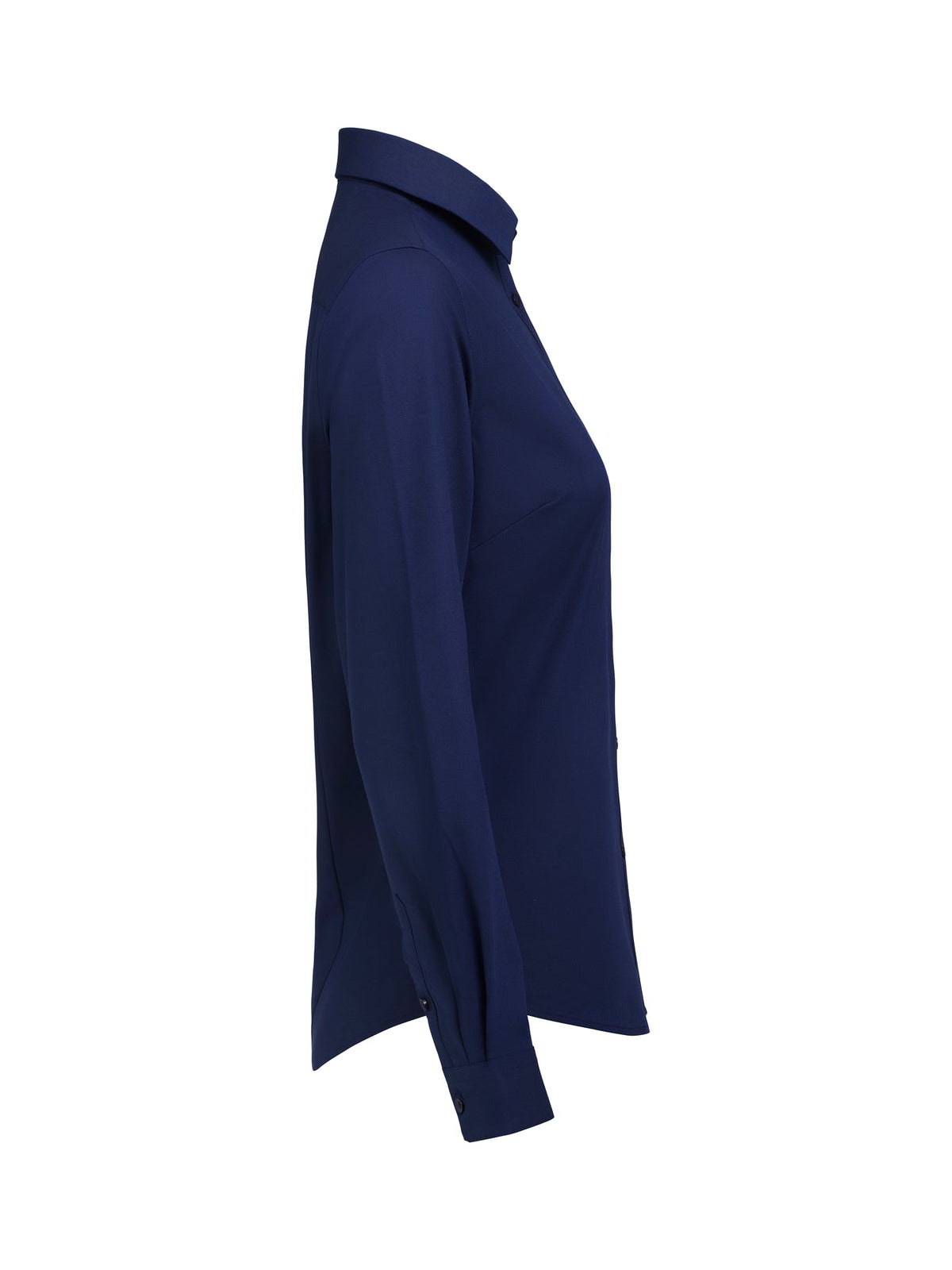 J.Harvest & Frost YB150 Twill Stretch Shirt Woman Contemporary Marineblau, Seitenansicht rechts