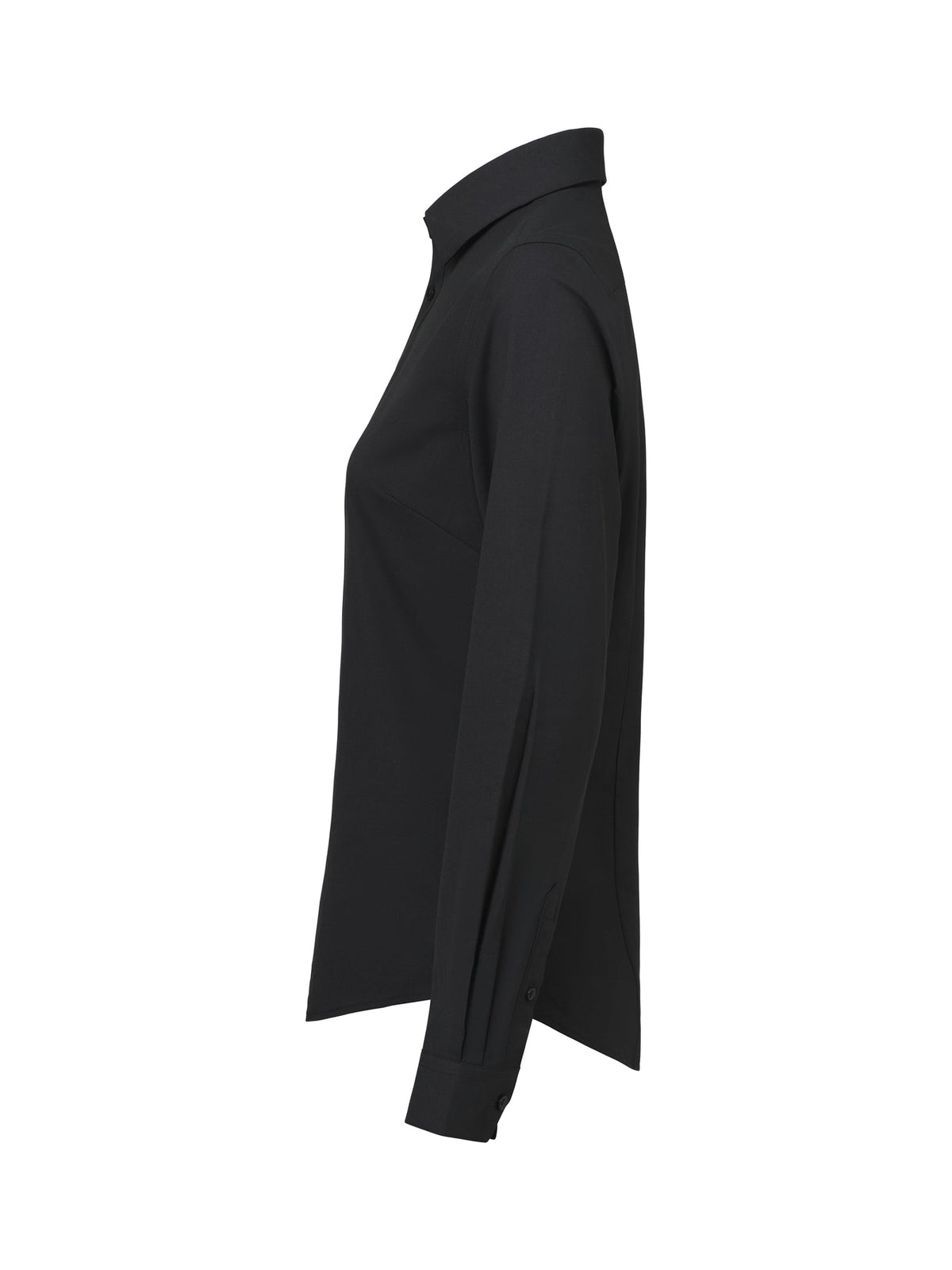 J.Harvest & Frost YB150 Twill Stretch Shirt Woman Contemporary Schwarz, Seitenansicht links