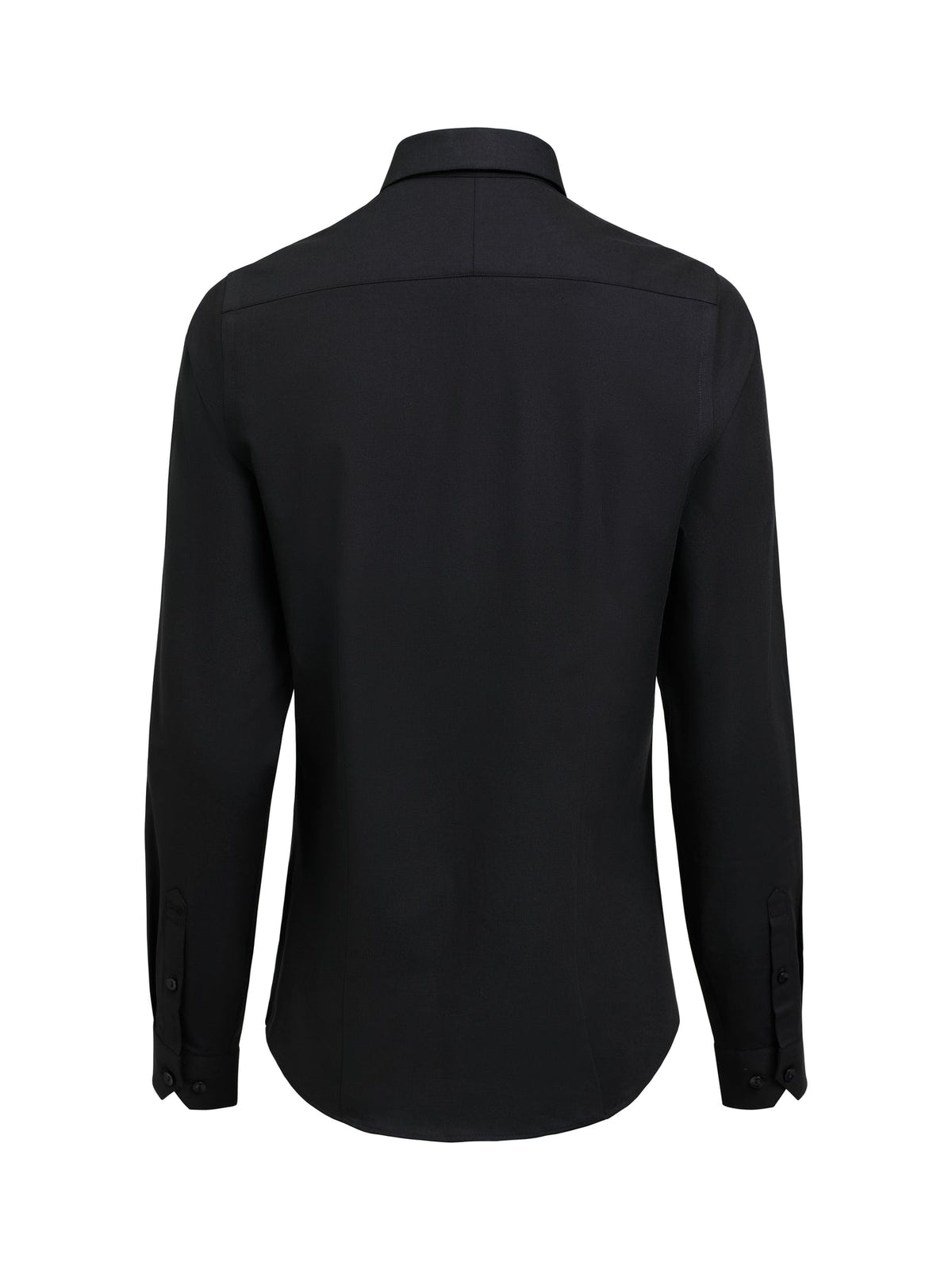 J.Harvest & Frost YB150 Twill Stretch Shirt Woman Contemporary Schwarz, Rückansicht
