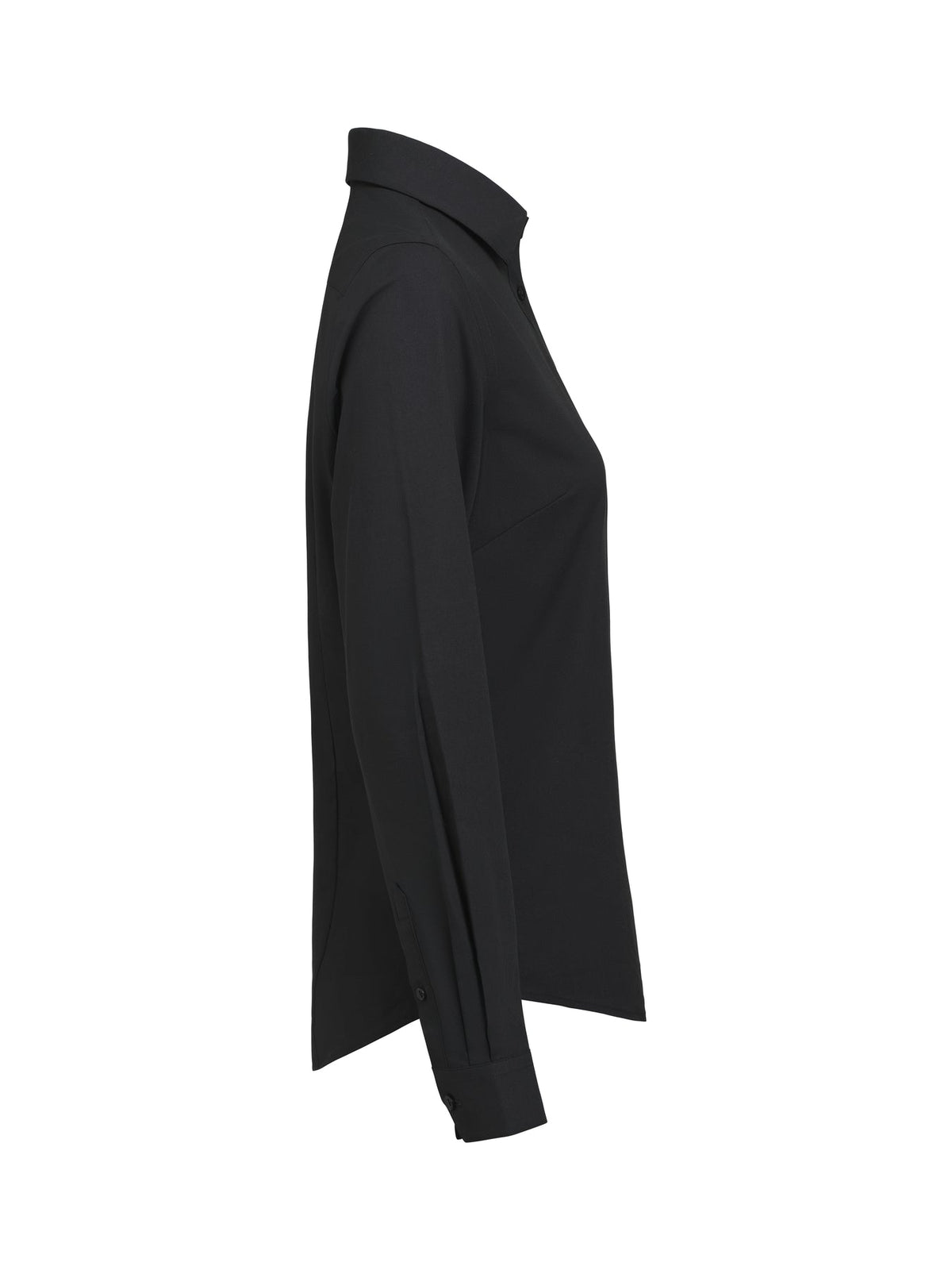 J.Harvest & Frost YB150 Twill Stretch Shirt Woman Contemporary Schwarz, Seitenansicht rechts