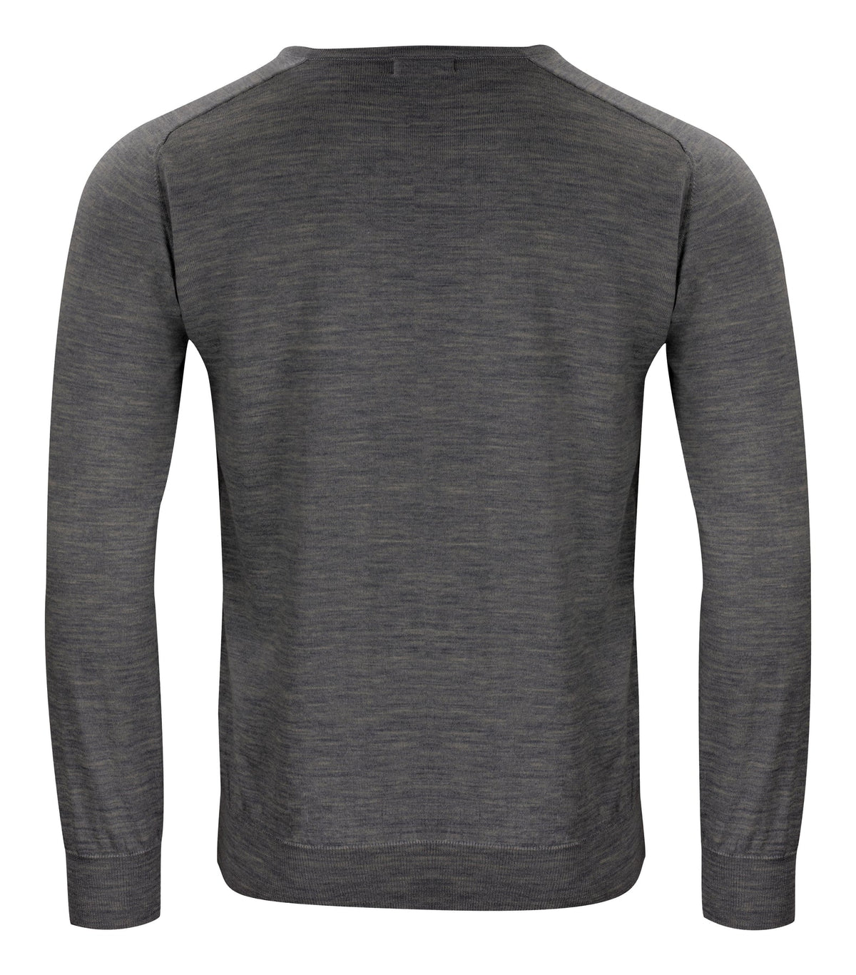 J.Harvest & Frost Merino V Grau meliert, Rückansicht